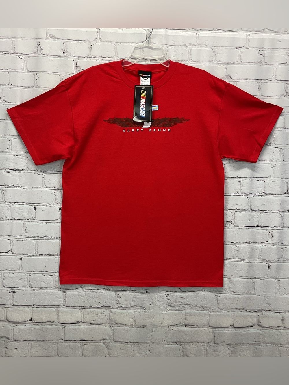 NASCAR Kasey Kahne Racing T-Shirt Men's Size L Red Athleisure Sports Logo Casual